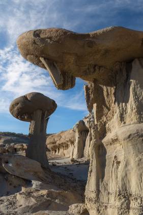 Alien Hatchery Rock formation near The Alien Throne in Ah-Shi-Sle-Pah Wash, New Mexico