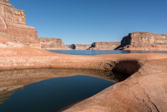 The Big Pool 1 The Big Pool is a reflecting pool in Last Chance Bay on Lake Powell