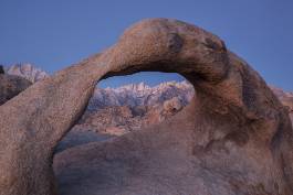 Mobius Arch Blue Hour Mobius Arch in the Alabama Hills framing Mount Whitney