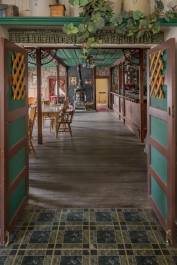 Swinging Doors Doors between the Kitchen and Bar in the American Hotel in Cerro Gordo ghost town