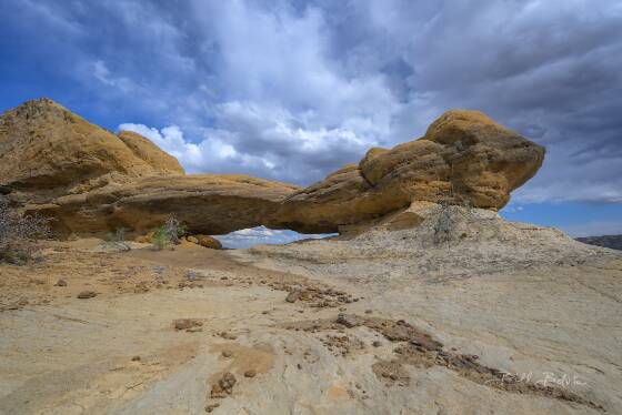 Two Headed Snake Arch 3 Two Headed Snake Arch near Aztec, New Mexico.. Span of 15 feet.