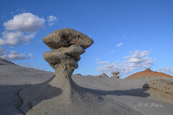 Bisti West 2 Hoodoos on the western edge of the Bisti Badlands Wilderness Area, New Mexico.