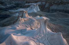 The Wings rock formation in the Bisti Badlands