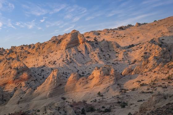 Waterpocket Fold 1 View at sunrise of the Waterpocket Fold in Capitol Reef National Park