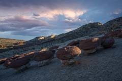 The Hamburger Rocks in Capitol Reef National Park, Utah