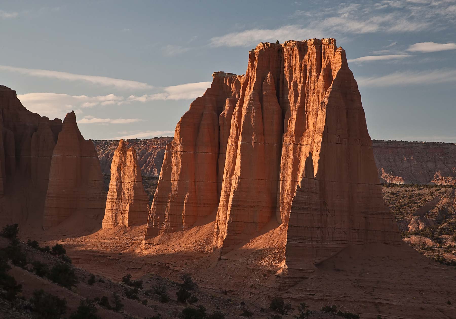 Upper Cathedral Valley Overlook in Capitol Reef National Park