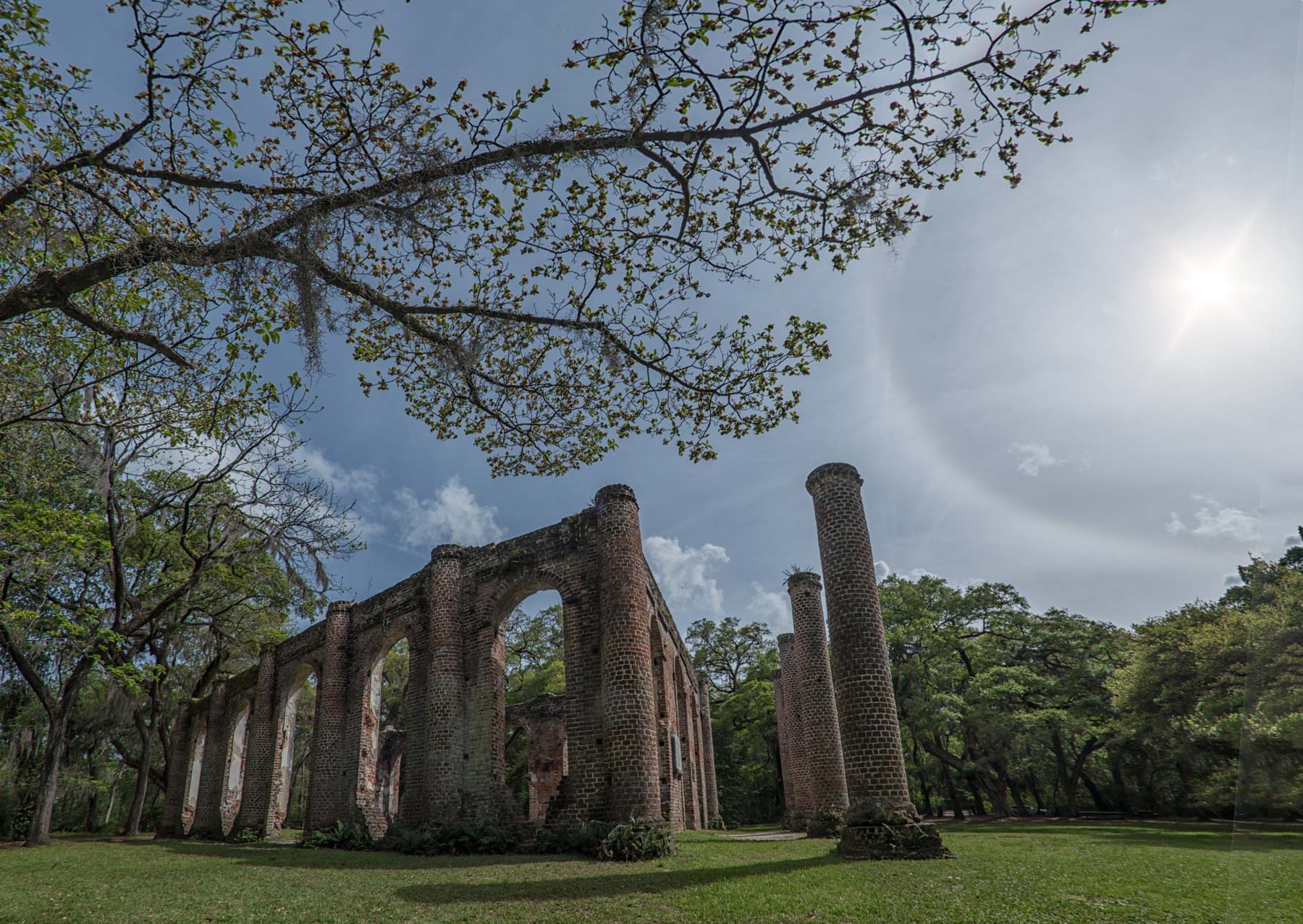 Old Sheldon Church Ruins in South Carolina