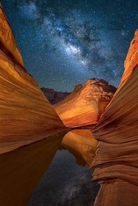 The Milky Wave The Milky Way seen over The Wave in Coyote Buttes North, Arizona