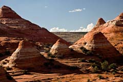 Teepees know as the Hooters in Coyote Buttes North