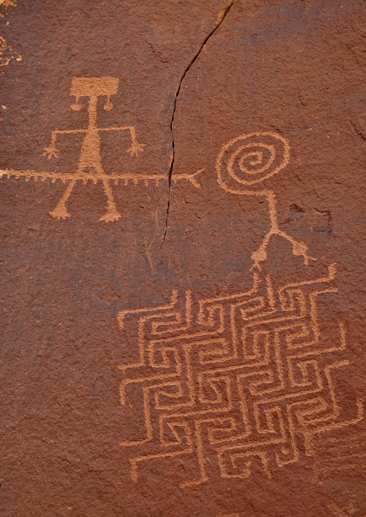 The Maze Petroglyph in Coyote Buttes North