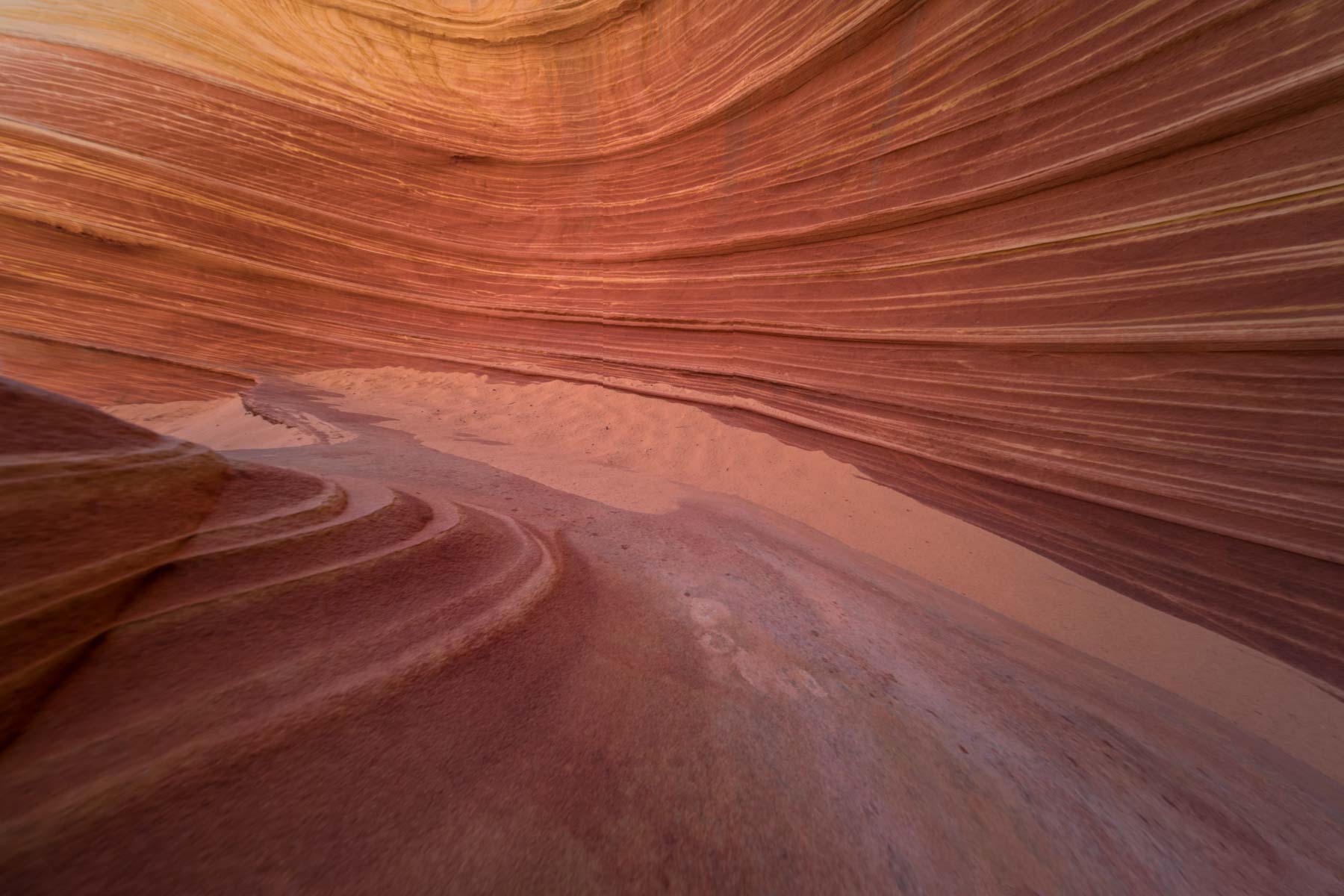 Small slot canyon near The Wave in Arizona shot at 10mm