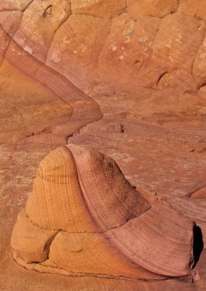 Half and Half 1 Half and Half rock formation in Coyote Buttes South, Arizona