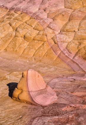 Half and Half 4 Half and Half rock formation in Coyote Buttes South, Arizona