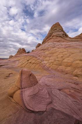 Half and Half 5 Half and Half rock formation in Coyote Buttes South, Arizona