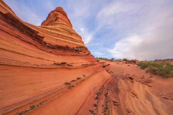 Red Stripe 2 Sandstone near Cottonwood Cove in Coyote Buttes South, Arizona'