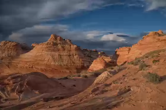 Storm 1 Storm approaching Coyote Buttes South, Arizona