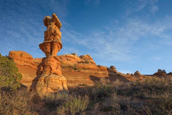 The Chess Queen The Chess Queen hoodoo near Coyote Buttes South