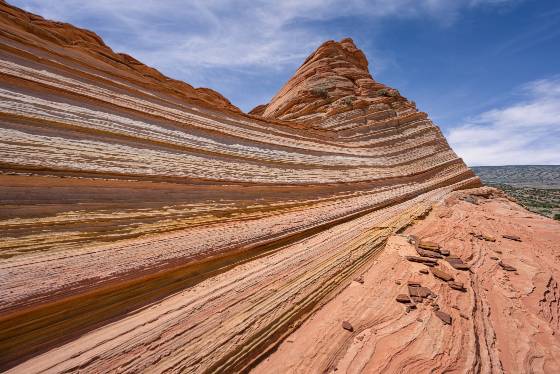 Receeding Butte Yellow Stripe area of Coyote Buttes South in Arizona