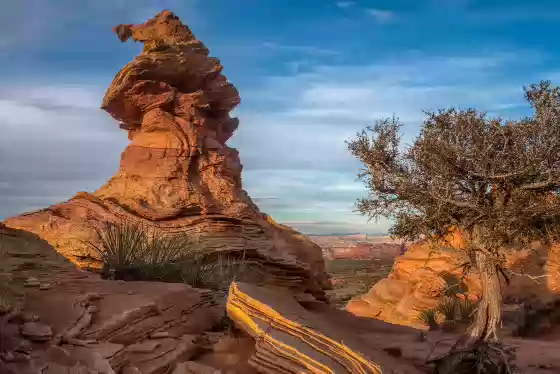 Witches Hat at Sunset No 2 The Witches Hat rock formation in Coyote Buttes South, Arizona