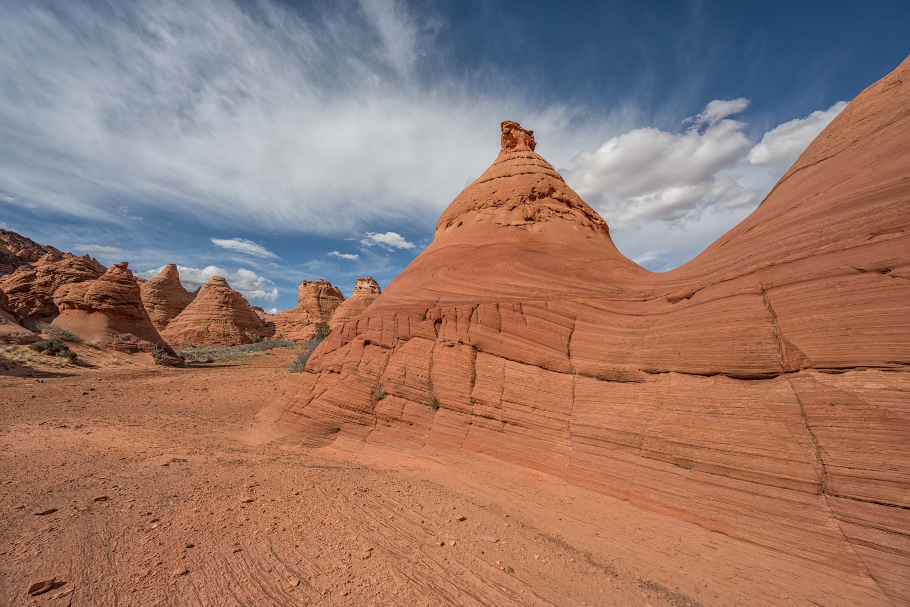 Wash in Cottonwood Cove in Coyote Buttes South