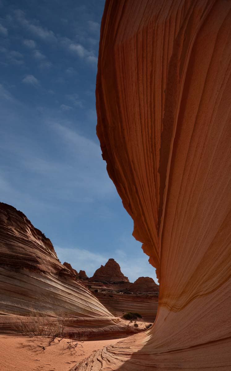 Yellow Stripe rock formation in Coyote Buttes South