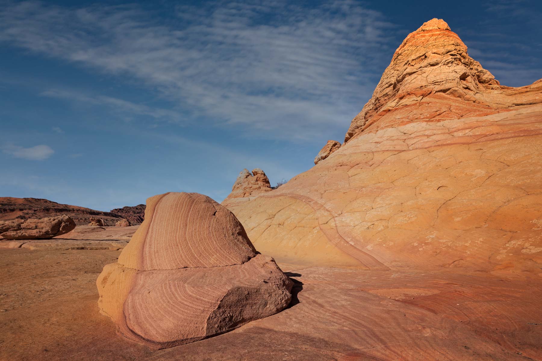 Half and Half Rock Formation in Coyote Buttes South