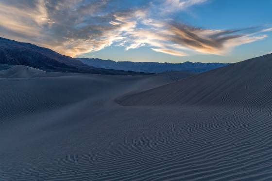 Mesquite Dunes at Dusk 2 Mesquite Dunes in Death Valley National Park, California