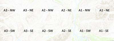 Alaska Map Numbering