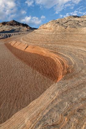 S Curve 3 Sandstone pattern on West Clark Bench in Utah