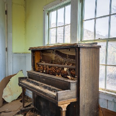 Piano Vulture City Ghost Town, Wickenburg, Arizona