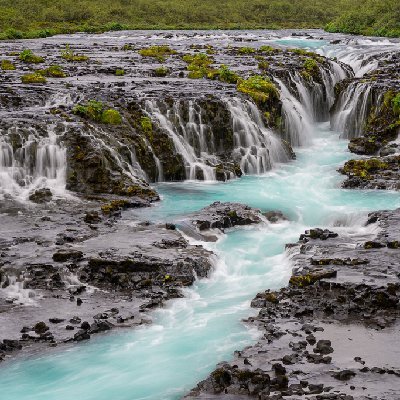 Bruarfoss 2 Bruarfoss waterfall in Iceland