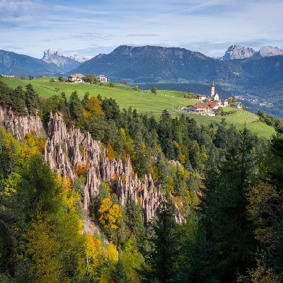 Pyramids 3 Earth Pyramids in Mittelberg, the Dolomites, Italy.