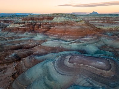 dji_fly_20231028_065444_0143_1698536358266_aeb-Edit Concentric circles of color in Bentonite Hills taken in Hanksville, Utah with a drone.
