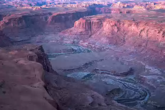 Burr Point 1 View of the Dirty Devil River from Burr Point near Hanksville, Utah
