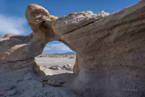 Henry Mountains Framed Eroded Rocks near the Factory Buttes Coal Mine