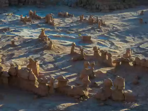 Goblin Valley Aerial 2 Aerial image of Goblin Valley State Park, Utah.