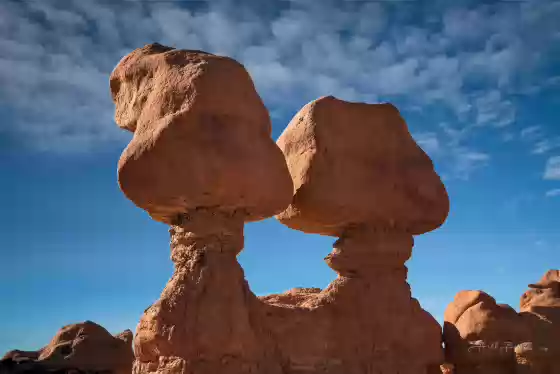 Goblin Valley Twins Goblin Valley State Park near Hanksville, Utah