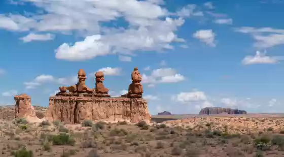 The Three Sisters 2 The Three Sisters in Goblin Valley State Park, Utah.