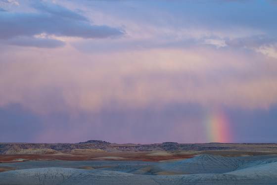 Rainbow 3 Rainbow over the Painted Hills near Hanksville, Utah