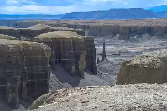 Long Dong Silver Long Dong SIlver seen from Skyline Rim near Hanksville, Utah