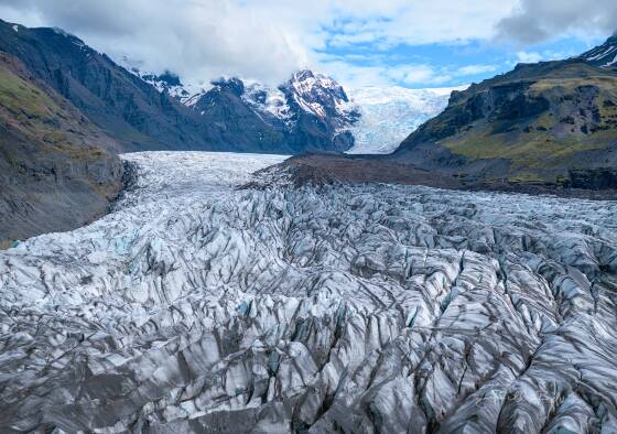 Svinafellsjokull 1 Svinafellsjokull Glacier in Vatnajökull National Park, Iceland