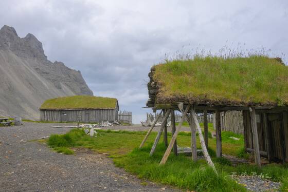 Viking Village 2 Viking Village set from The Witcher: Blood Origin in Iceland.