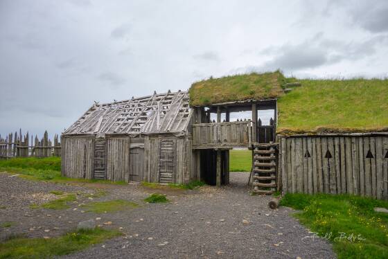 Viking Village 3 Viking Village set from The Witcher: Blood Origin in Iceland.