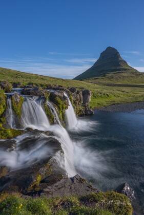 Kirkjufellsfossar Sunrise 5 Sunrise at Kirkjufellsfossar and Kirkjufell, Grundarfjörður, Iceland.
