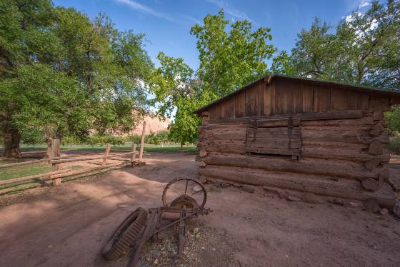 Ranch Building Lonely Dell Ranch in Lees Ferry NRA, Arizona