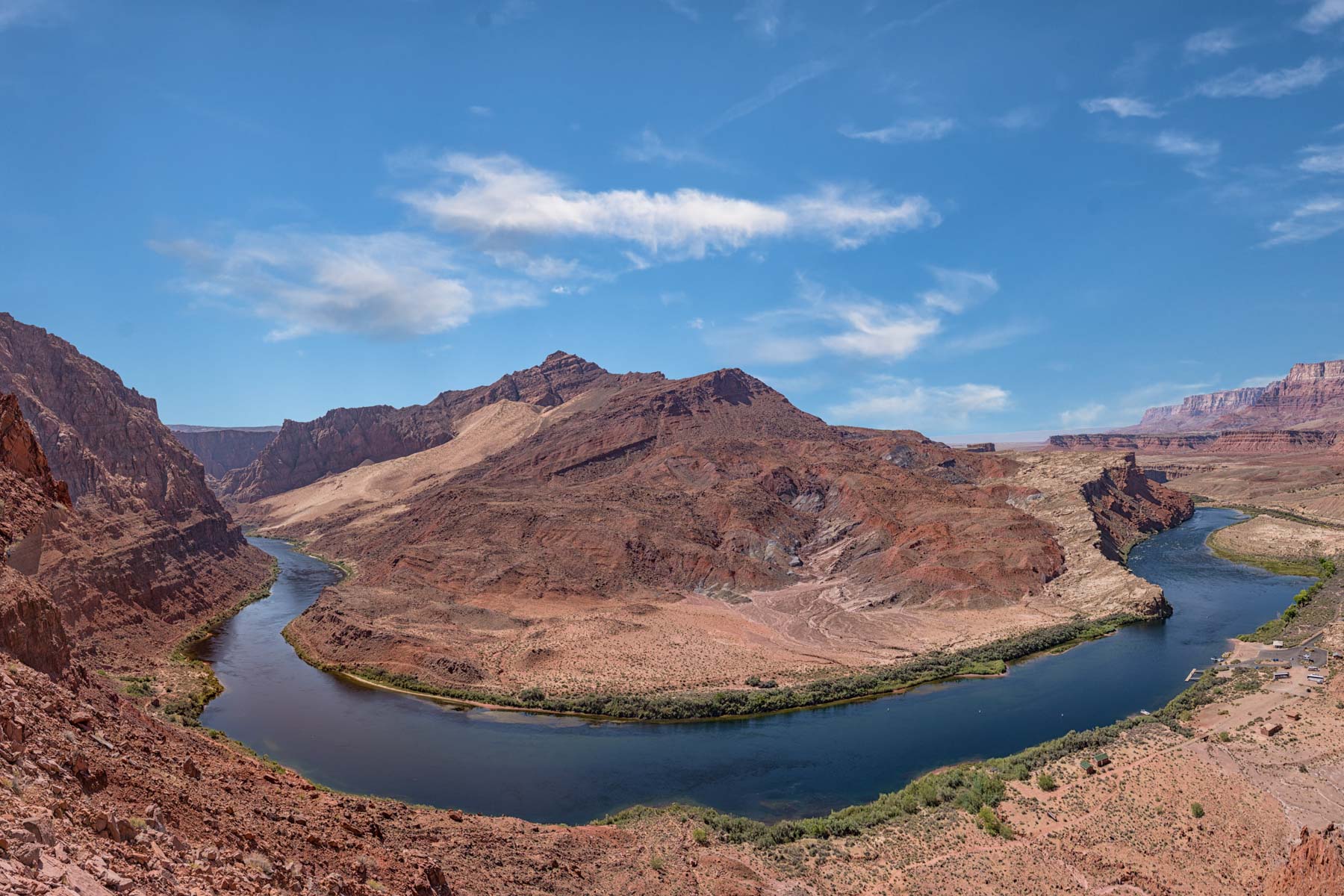 Bend in the Colorado River at Lees Ferry, Arizona
