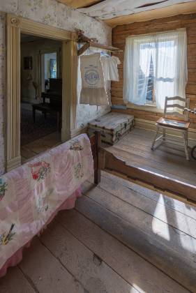 Ryburn House Bedroom 3 Bedroom in Doctor Ryburn's House in Bannack ghost town