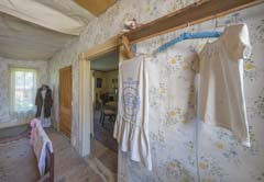 Bedroom in Doctor Rybnurn's House in Bannack State Park, Montana