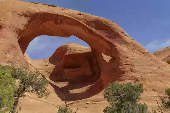 Spider Web Arch Spider Web Arch on the side of Hunts Mesa in Monument Valley