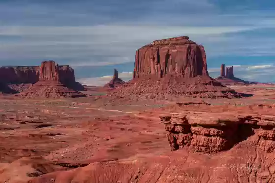John Ford Point Looking North The view from John Ford Point in Monument Valley